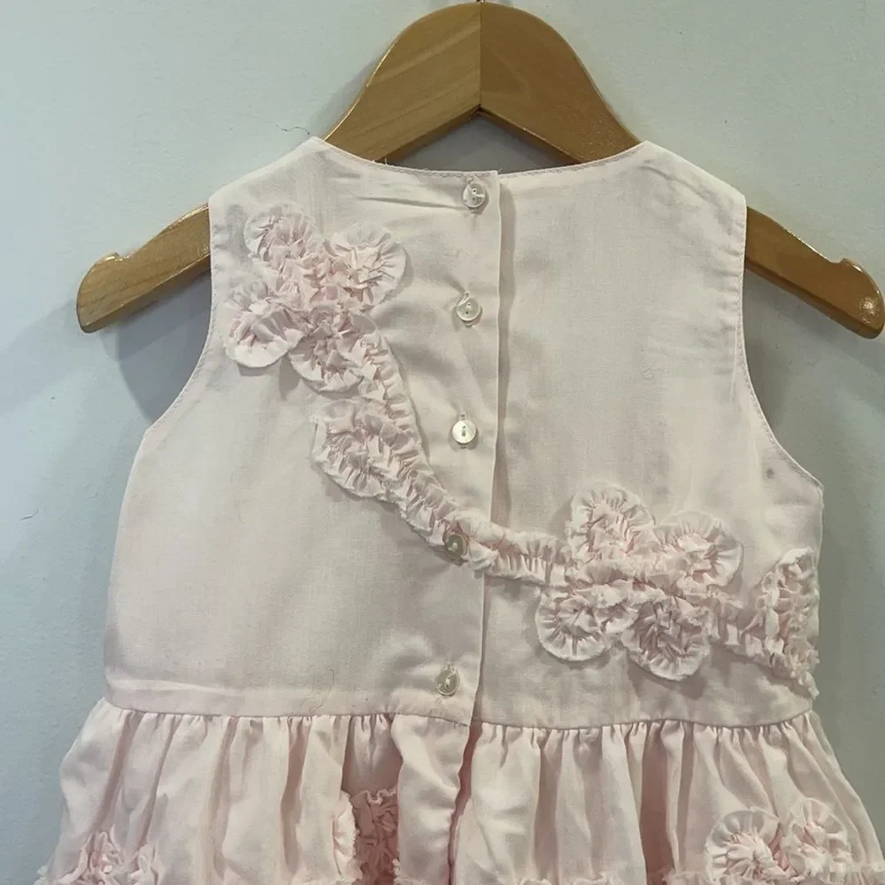 Sarah Louise England Floral Ruffle Dress 3T - Picture 5 of 7